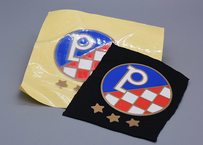 Voltage TPU Logo Custom Heat Transfer Labels Recycled Good Washable