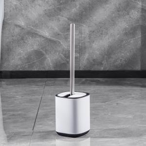 China Fashion Steel Toilet Cleaning Brush And Holder With Contemporary Design wholesale