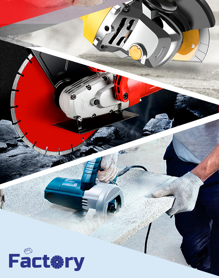 Cutting Solution 4 inches Turbo Diamond Saw Blade for Customized Ceramic on Angle Grinder