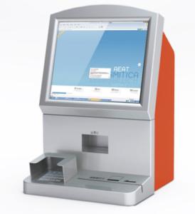 China Compact Design Wall Mounted Kiosk , Touch Screen Information Kiosk wholesale