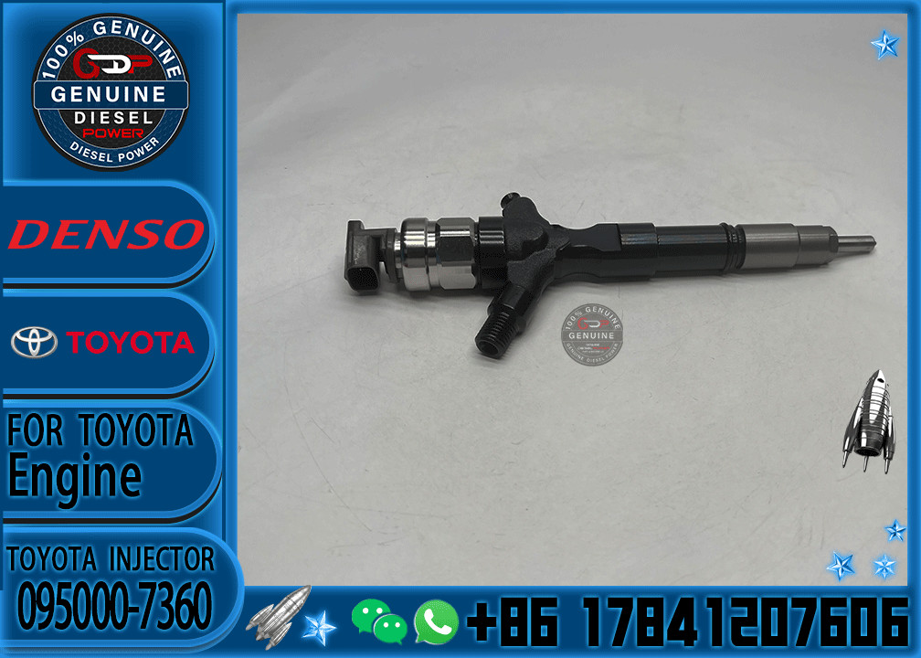 New Common Rail Injector 095000-7360 095000-6870 095000-5890 095000-5891 for 1KD 2KD Diesel Nozzle High Quality