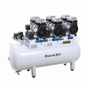 China 90L Silent Air Compressor Oil Free 2500W Dental Air Compressor Used For 6 Dental Chair wholesale