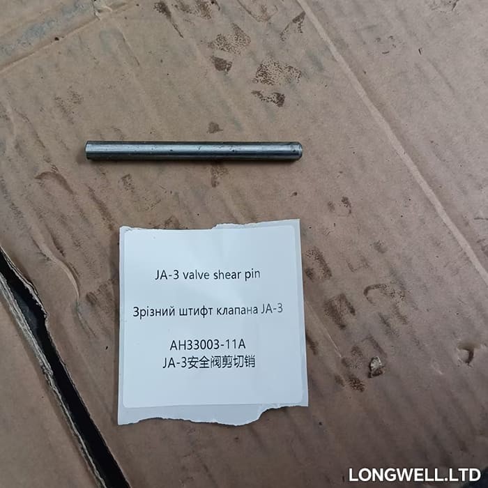 JA-3 Relief Valve Pin Mud Pump Parts Stainless Steel For Drilling Rigs and Conveying