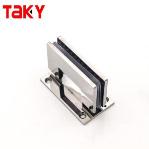 China Hotel Glass Thickness 8-12MM Wall Mounted Shower Hinge with 90 Degree Adjustment wholesale