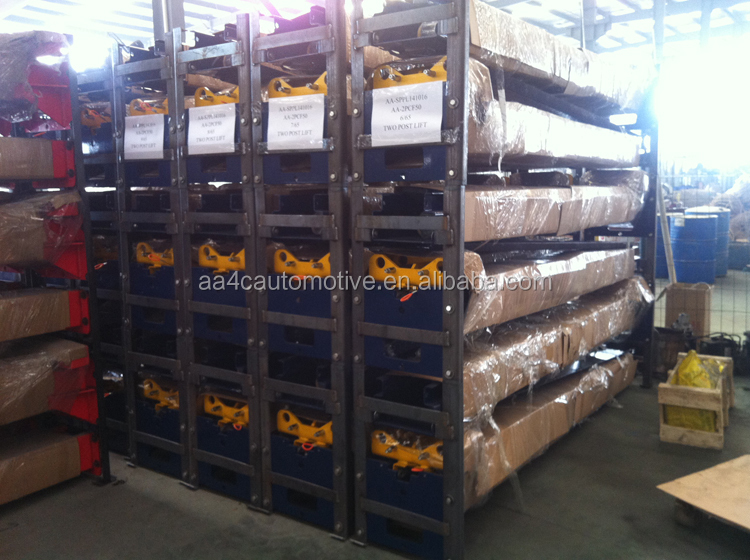 AA4C 4 Cars Parking Lift 4 Post Vehicle Lift Auto Storage System Auto Parking System