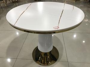 China 72cm High Nesting Wrought Iron And Marble Coffee Table wholesale