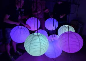 China IP65 Colorful RGB Light Globe Durable Construction LED Sphere Christmas Lights wholesale