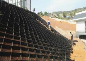 China Gravel Grid 75mm Geocell Confinement System For Road Construction wholesale