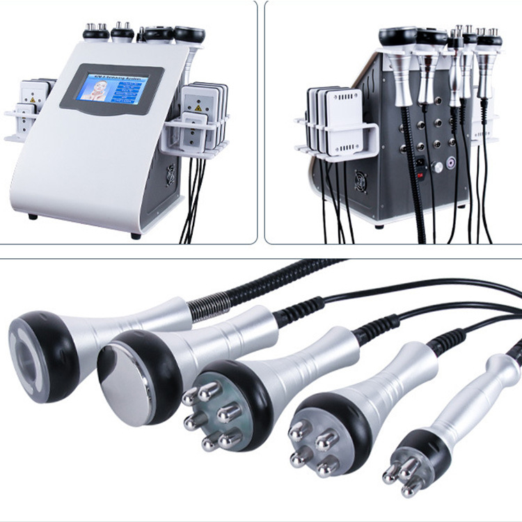 Hot 6 In1 40k Ultrasonic Cavitation Vacuum Lipo Laser Slimming Machine For Home