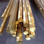 CW614N Hexagonal Brass Rod , Customized Brass Hexagon Bar