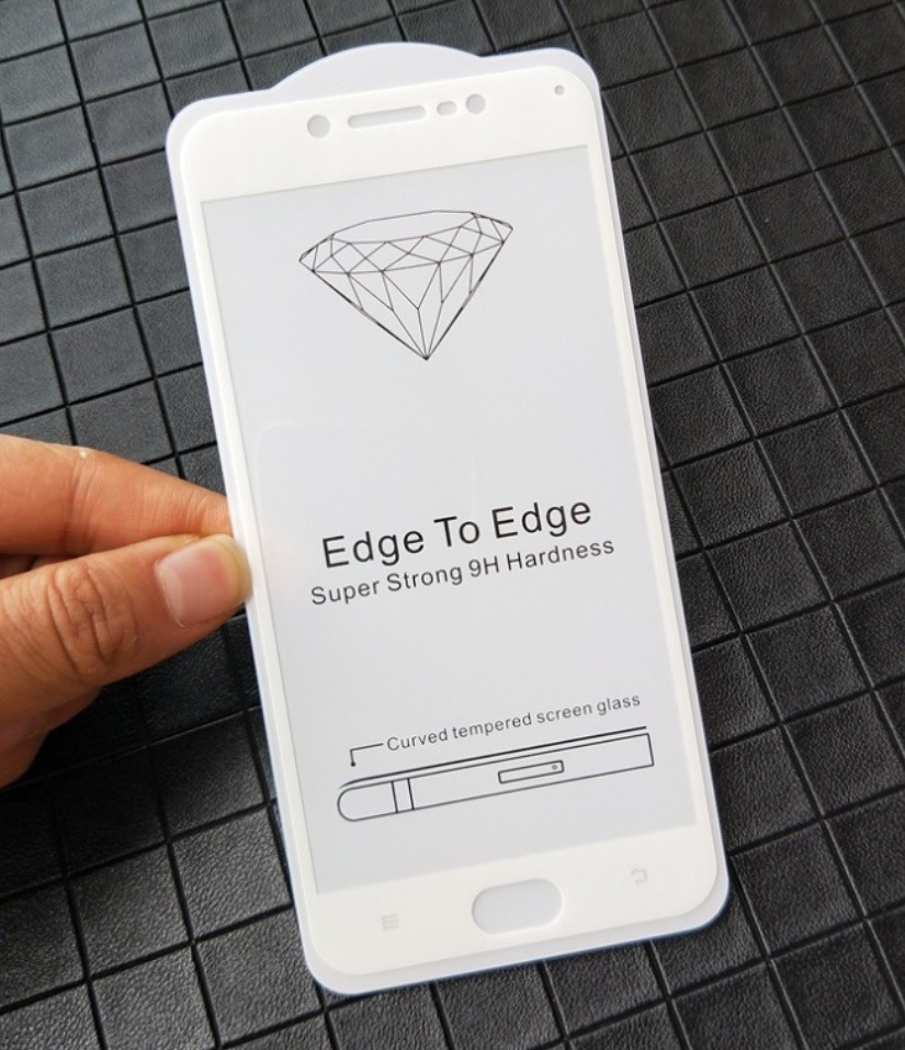 Color Black and White Full Glue Tempered glass phone film for Samsung S9 S8 PLUS NOTE9 A8 2018 A8 2018 PLUS J7 MAX J5