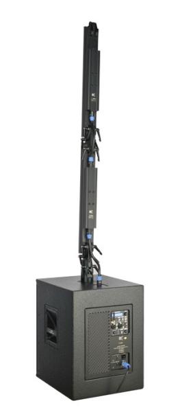 Wedding Column Loudspeakers Active Radio Broadcast Equipment , Column Speaker