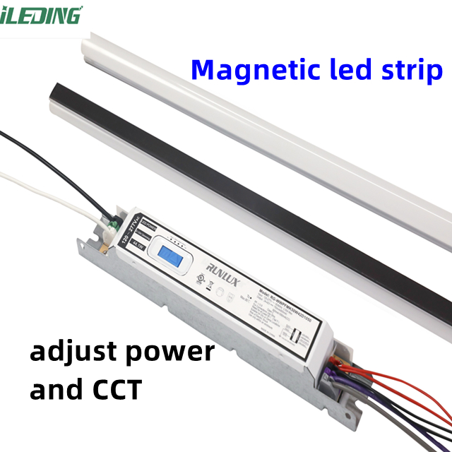 Quick Installation Linear retrofit Kit Energy Saving Dimming LED Magnetic Light with 5-