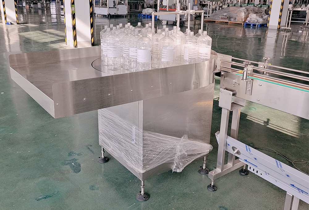 High Speed Automatic Rotary Plastic Glass Bottle Feeding Table