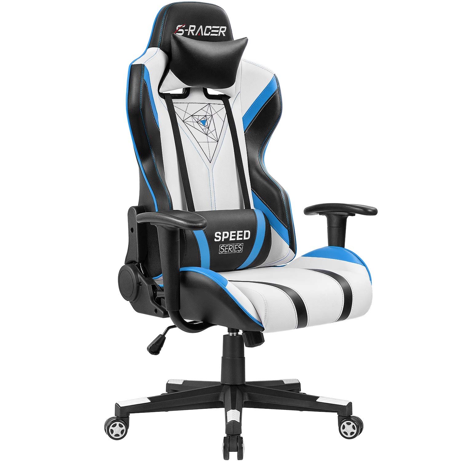 Y-SEATER 009 Professional Gaming Chair Backrest Adjustable 90 -180° PU Leather Luxury