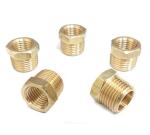 1000PSI 1/4" Female 3/8" Male NPT Brass Hex Bushing ASTM