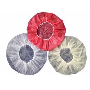 China SBPP Non Woven Disposable Head Cap Surgical Hats Dust Proof Latex Free wholesale