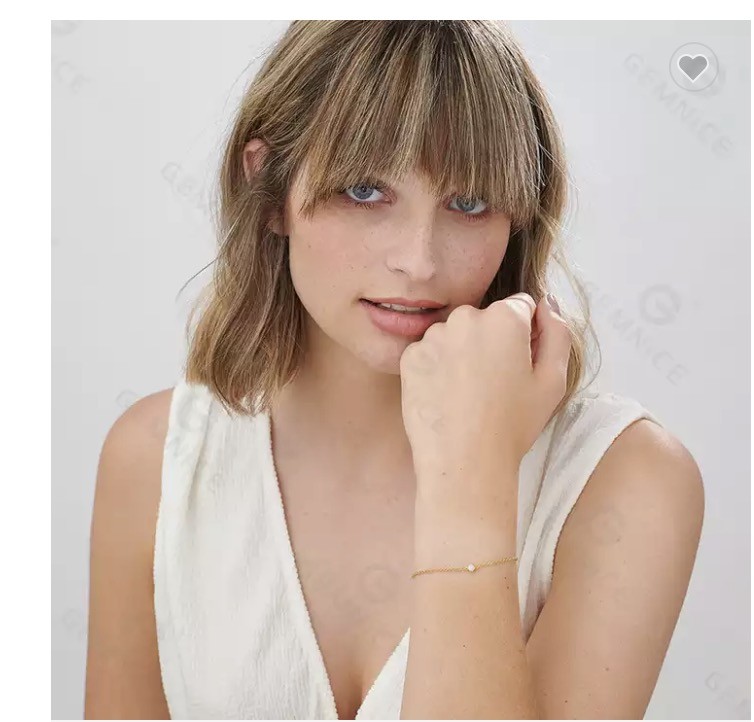 L Word Design Double Ring Bracelet 18k Stainless Steel Gold Bangle