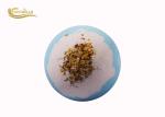 Moisturizing Shea Butter Bath Bomb , Pink Bath Bomb With Flowers OEM / ODM
