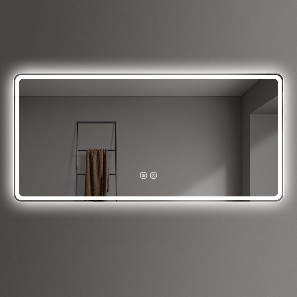 Touch Switch Led Mirror Smart Fitness Waterproof Bathroom Backlit Glass Bath Sticker