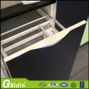China office contemporary anodized foggy siver aluminum furniture handle wholesale