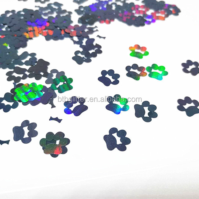 Polyester Logo Puzzle Glitter Shape The Essential Product for Other Holiday Supplies