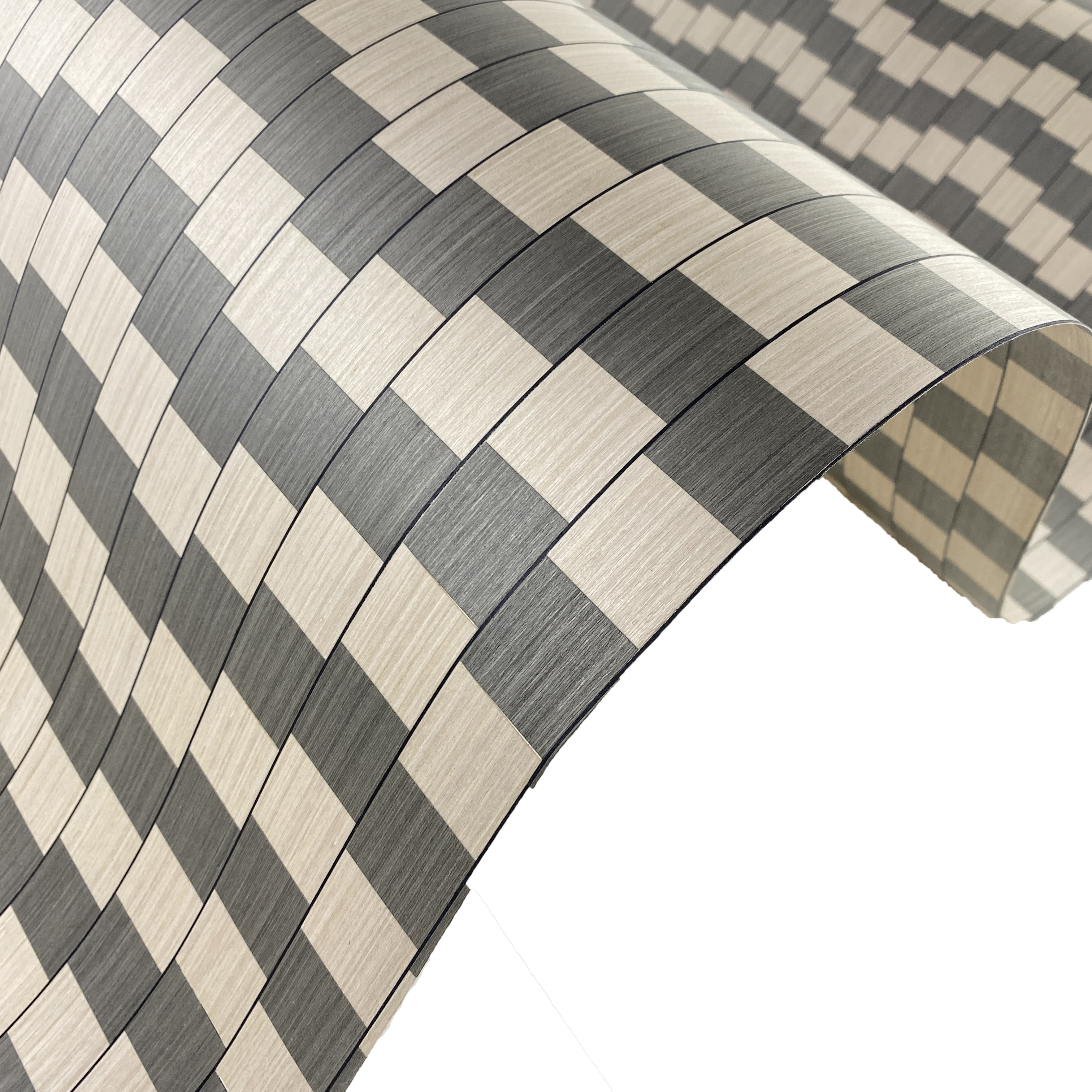 Exotic Parquet Wood Veneer With Fleece Backing DIY For Wallcovering Home Table Decoration