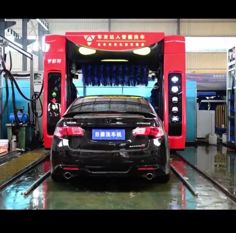 Hop Dipped Galvanized Steel Fully Automatic Rollover Car Wash Machine