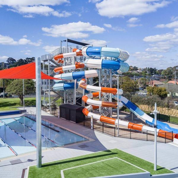 Water Park Ride Big Play And Slides Fiberglass Tube Swimming Accessories Pool