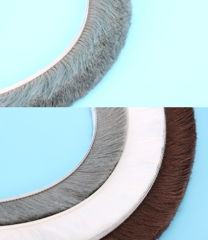 Adhesive mohair strip silicone rubber strip for shower room door