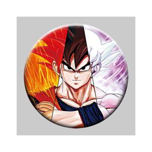 China Round 5x5cm 3D Flip Lenticular Anime Pins With Goku wholesale