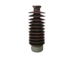 China Transmission Brown Glazed 12.5kN Porcelain Line Post Insulator wholesale