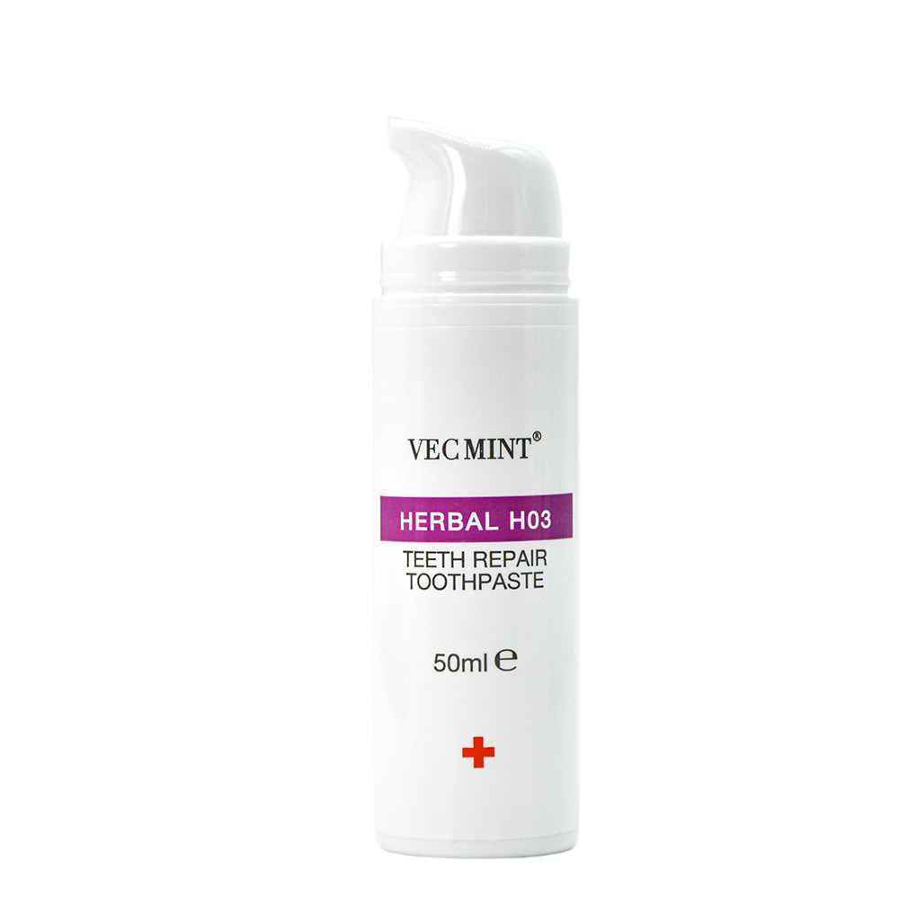 VECMINT Herbal H02 Anti - Sensitive Toothpaste - 50ml, Soothing Formula for Sensitive Teeth