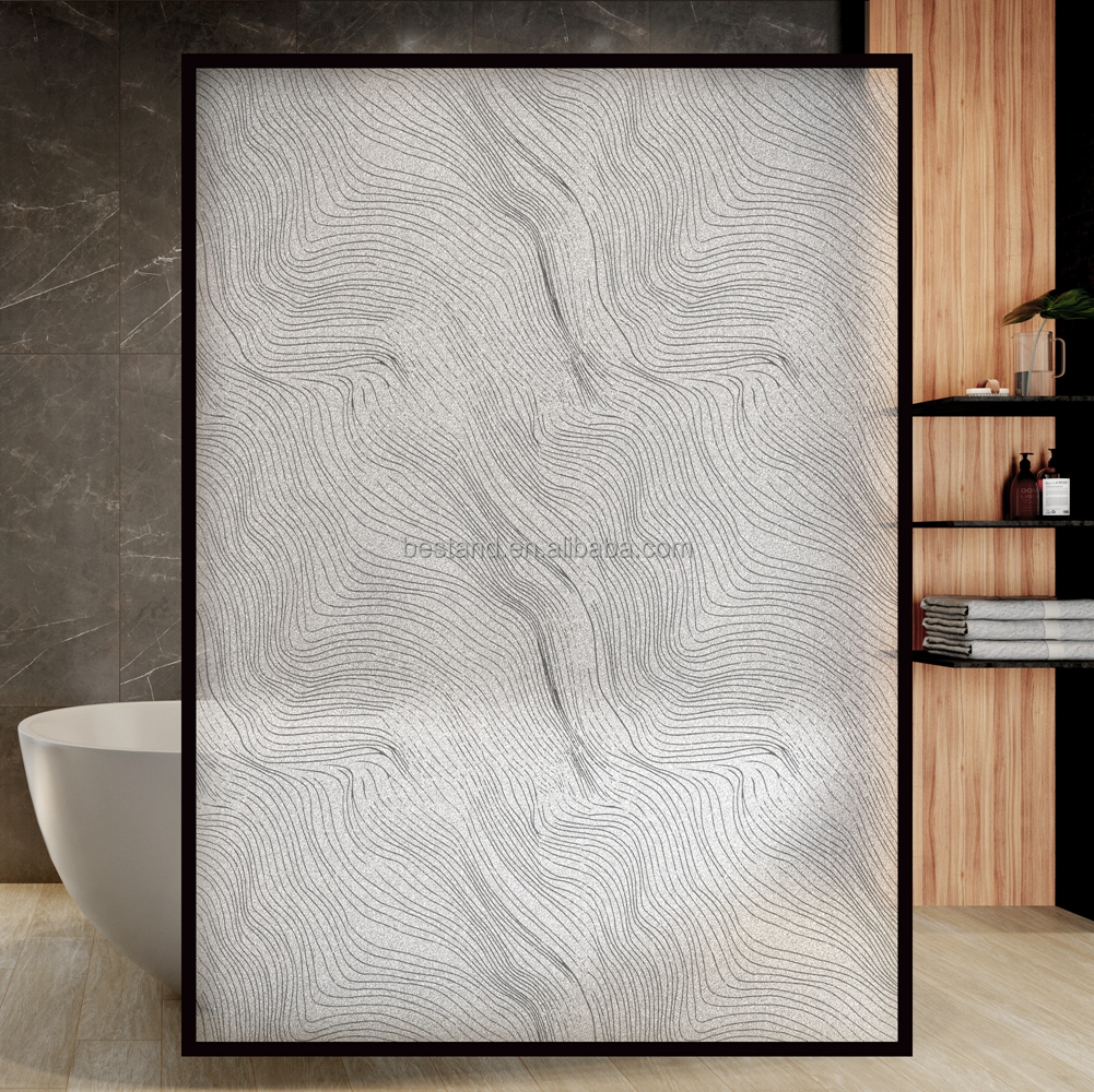 60cm Width Size Privacy-Enhancing Frosted Modern Design Solar Sticker for Home Window Tint Film