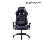 Leather Executive Racing Office Chair , Black Racing Style Office Chair