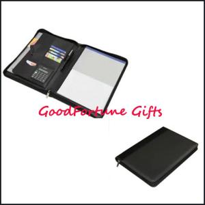 China promotional A4 Manager/Chief Notebook with zipper gift wholesale