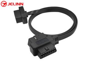 China OBD 2 OBD2 16pin Male Female Pass Through to OBDII 16 Pin Main Cable wholesale