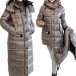 FODARLLOY Shine High Quality ladies warm hooded fur collar cotton-padded clothes