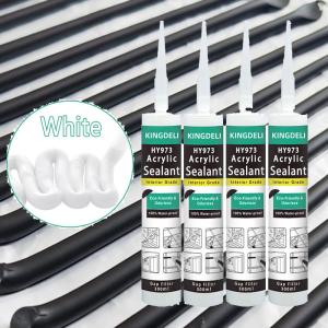 China Transparent Acrylic Sealant Adhesive Mildew Resistant Silicone Caulk Odorless wholesale
