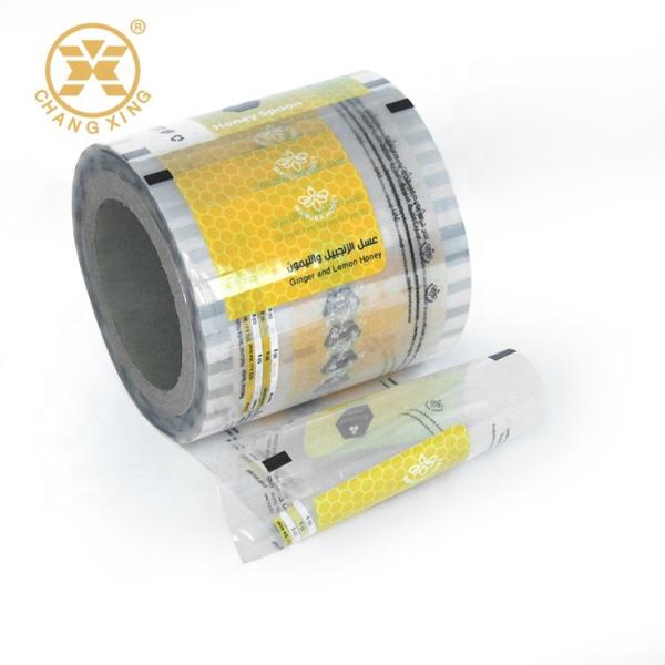 Quality Honey Packets BOPP Laminate Poly Film Aluminium Foil Roll Packaging for sale