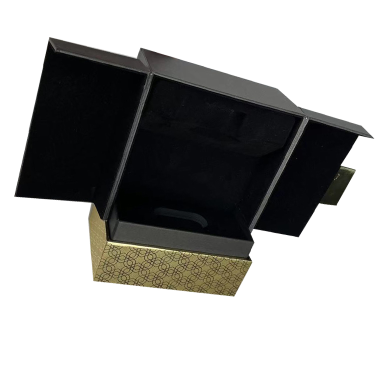 Custom Color High End Luxury Double Open Door Cardboard Perfume Box with Foam Insert