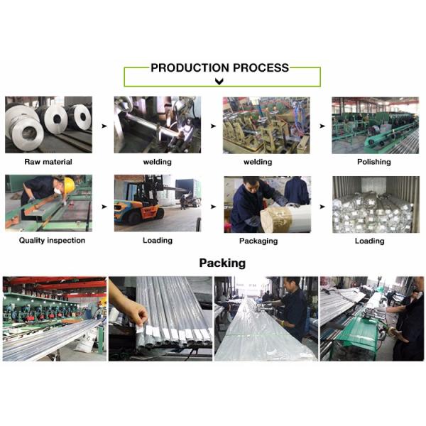 Customized 201 Stainless Steel Square Pipe