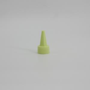 China Plastic Light Green Packaging Bottle 24mm Flip Top Cap wholesale
