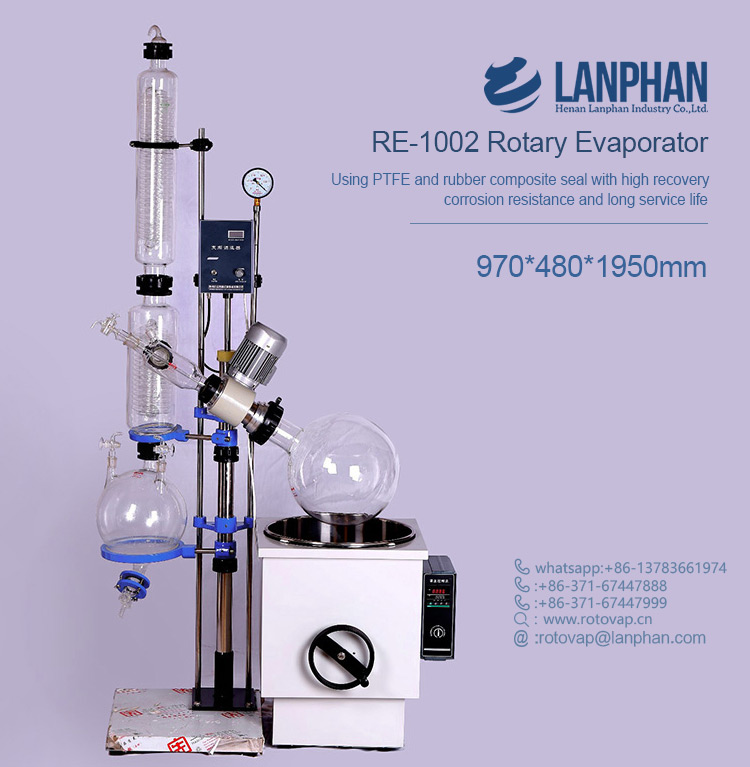 Vacuum Evaporator Rotary Evaporator 10L Chiller And Vacuum Pump