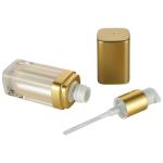 PMMA Base Material 15ml Plastic Square Shape Cosmetic Container