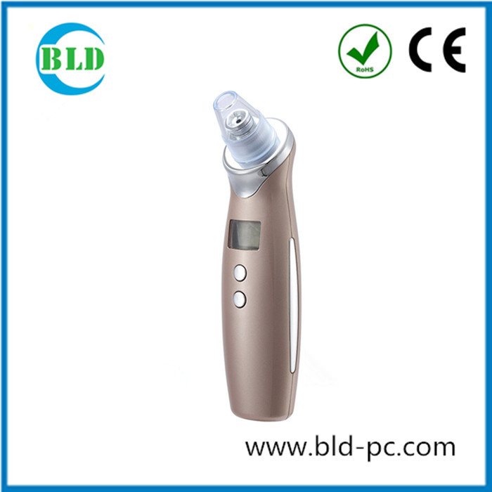 Battery capacity 800mAh Strong Blackhead Vacuum Suction Remover Device Facial Pores Cleaner
