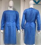 Without Logo Printing SMS Isolation Gown Coverall Lightweight and Fluid