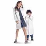 Hospital White Medical Lab Coats , European Size Poly Cotton Kids Lab Coat