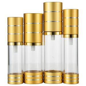 China 25/32mm Diameter 15ml 20ml 30ml 40ml 50ml Round Airless Bottle for Cosmetic Packaging wholesale