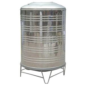 China Ss304 / 316 Round Metal Water Tank , Durable Round Water Storage Tanks wholesale